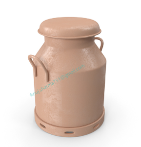 Antique Vintage Industrial Milk Churn Rustic Old Milk <b>Cans</b> Farmhouse Decor Stainless Steel Dairy Equipment Mini Milk Churns - Product Image 3