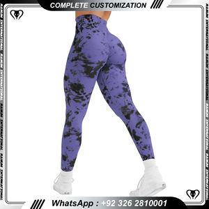 Top Qualité Coton Gym Workout Femmes Leggings Croisé Taille Meilleure Vente Fitness Porter Adulte - Product Image 3