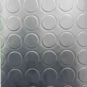 Robust Premium Quality PVC Vinyl Flooring Modern Embossed <b>Coin</b> Design Indoor Anti-Slip for Supermarket Use - Product Image 2