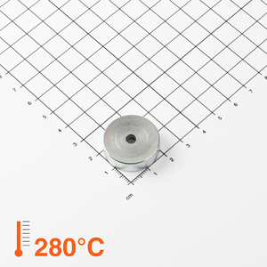 Gripper piatto in Samario-Cobalto Ø25x7mm con recessione conica - Product Image 1