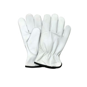 Gants de conducteur en cuir de chèvre de fabrication en gros avec doublure Keystone Thumb et polaire chaude et durable. - Product Image 3