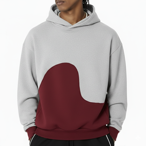 เสื้อเจอร์ซีย์ผ้าฝ้าย100% 500 GSM เฮฟวี่เวทกำหนดโลโก้ได้เองสำหรับยิมของผู้ชาย - Product Image 5