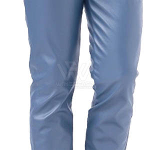 กางเกงหนังผู้ชายซักได้ออกแบบโลโก้ของคุณเองกางเกงหนังฟอก - Product Image 5