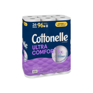 Papier hygiénique ComfortPlus 12 rouleaux doubles de 231 feuilles par rouleau de papier hygiénique 1 pli sûr pour les fosses septiques - Product Image 3