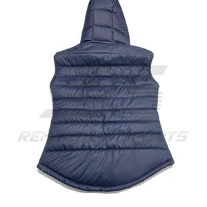 Chaqueta acolchada sin mangas de diseño | Chaqueta acolchada sin mangas de invierno al por mayor de alta calidad Chaqueta acolchada con cuello levantado personalizada - Product Image 5