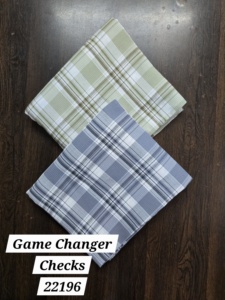 Tissu de chemise en pur coton de qualité supérieure pour l'exportation, tissé, teint en fil, motif pour les vêtements des garçons et des filles - Product Image 3