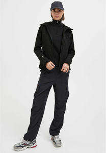 Veste Softshell à revêtement imperméable pour femmes noires à forte demande prix usine vestes d'extérieur à manches longues et coupe-vent - Product Image 2