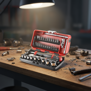 Facom Set of <b>12</b> NANO <b>Inch</b> 1/4'' <b>Sockets</b> - Product Image 3