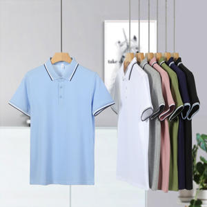 Polo uni à séchage rapide, haut de polo de sport, doux et absorbant la transpiration ODM - Product Image 1