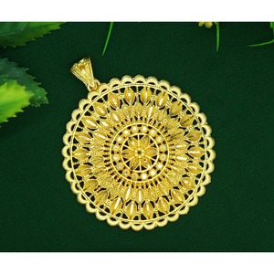 Pendant Charms Dubai Indian Trendy Gold Plated Pendant Jewelry Set Fashion Jewelry Pendant - Product Image 5
