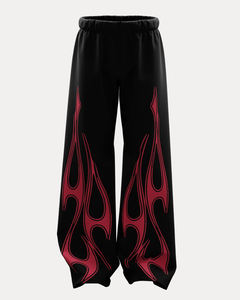 2026 Men's 100% Cotton Sweatpants Custom All-<b>Over</b> DTG Print Camouflage Baggy Wide Leg Multi-Pocket Street Flat Baggy Pants - Product Image 4