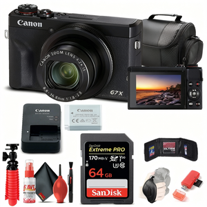 <b>For</b> PowerShot G7 X Mark III Digital <b>Camera</b> with 4K Video and Wi-Fi 64GB Memory Card Included - Product Image 2