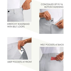 Short de golf respirant pour femmes avec impression OEM logo personnalisé coupe extensible parfait pour les vêtements de sport au détail et l'exposition de la marque - Product Image 6
