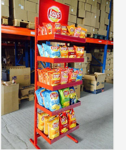 Étagère de présentation de snacks en métal de qualité supérieure pour une finition raffinée, structure stable, étagère réglable, style antique, autoportante, facile à utiliser - Product Image 6