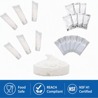 Graisse silicone de qualité alimentaire NSF H1, lubrifiant pour joints toriques, graisse imperméable pour machine à café, imprimante 3D, étanchéité des robinets, sachets de 5g