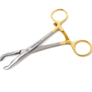 Pince de réduction d'os Surgiright OU de qualité avec instrument orthopédique 5.5 incurvé avec instrument de chirurgie en or - Product Image 1