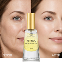 Sérum Huile Visage Anti-Âge au Rétinol Marque Blanche, Brume Bi-Phase Raffermissante, Spray Hydratant pour le Visage, Vente en Gros
