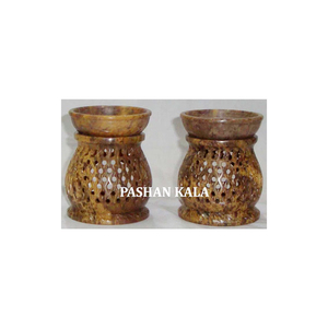 Brûleur à mazout d'arôme en stéatite naturelle de forme ronde pour la maison, hôtel, article décoratif et cadeau d'entreprise au meilleur prix - Product Image 1