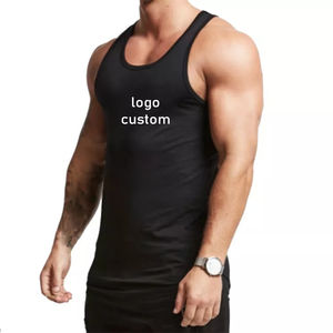 Haute qualité unisexe Streetwear débardeur hommes coton sans manches débardeur surdimensionné ample Fitness couleur unie dernière conception - Product Image 5