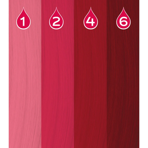 Gocce di Pigmento Rosso Intenso Crazy Color, Vegane, Ultra Concentrate, Miscelabili, Booster per Colorazione Capelli - Product Image 4