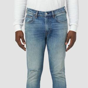 Pantalones vaqueros grises desgastados ajustados para hombre, Vaqueros rasgados ajustados para moda urbana, cómodos y elegantes para uso diario - Product Image 6