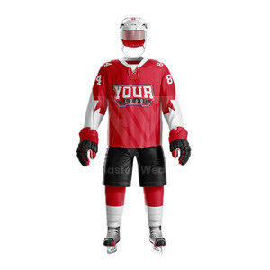 Diseño de Ropa Deportiva, Uniforme de Hockey sobre Hielo Personalizado para Hombre, Ligero, 100% Poliéster, Uniforme con Nombre de Equipo Personalizado - Product Image 5