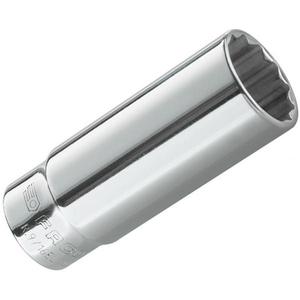 Llaves de Tubo Facom de Largo Alcance, 1/4'' Métricas, de 12 Puntas, Herramienta de Alto Alcance para Espacios Reducidos - Product Image 1