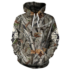 New Design Heavyweight Performance Men's <b>Sweater</b> Quick Dry 3D Mesh Customized Duck Camo Hoodie for Hunting Camouflage Wear - Product Image 1