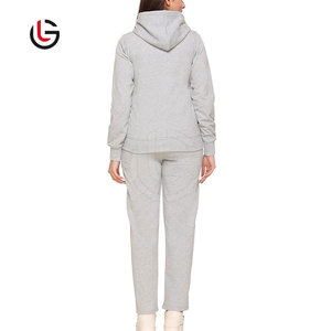 Nueva llegada de las mujeres chándal de enclavamiento de algodón poliéster polar ropa de calle diseño más vendido Jogging Wear mujeres chándal - Product Image 4