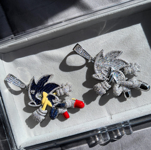 High Demand Adorable Character <b>Diamond</b> Artwork Reasonably Priced Popular Moissanite Cartoon Lightweight <b>Silver</b> Pendant <b>Necklace</b> - Product Image 2