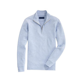 Sudadera Deportiva para Hombre, Estilo Urbano, con Media Cremallera, 100% Algodón, Informal, para Invierno, Transpirable y Ecológica - Product Image 1