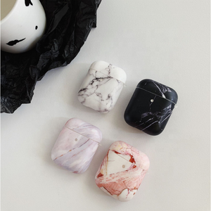 Étui pour écouteurs IMD style marbre en TPU multicolore, étanche et protecteur avec aimant puissant pour AirPods 2 et autres écouteurs - Product Image 2