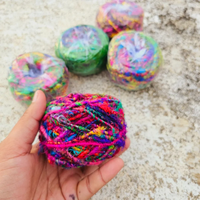 Fil de soie sari recyclé 100% écologique non recyclé pour les projets de broderie de bricolage