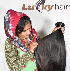 Paquetes de cabello indio Virgen sin procesar a precio de fábrica al por mayor, cabello alineado con cutícula recto y ondulado profundo sin procesar - Product Image 6