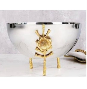Bol de service moderne pour chocolats, dattes et fruits sucrés – Nouveau design tendance pour desserts aux fruits – Fournisseur de bols en métal en provenance d'Inde - Product Image 4