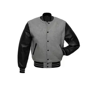 Chaqueta de béisbol cálida de nuevo diseño, chaquetas universitarias personalizadas para hombre, chaquetas universitarias de marca con nombre para hombre