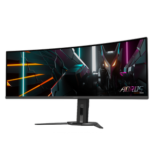 Monitor curvo para juegos G UGA BYTE AORUS CO49DQ de 49 pulgadas, resolución de panel de 5120x1440, 250 cd/m², 144 Hz, 99% DCI-P3, monitor para juegos AORUS - Product Image 2