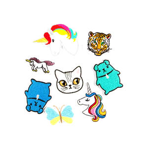 Customized 3D Embroidered Heat Transfer Iron on Embroidery Patches Custom <b>Skull</b> Logo Embroidery Patch for Clothes - Product Image 5