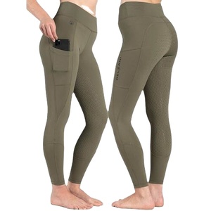High Performance Luxury Horse Riding Silicone <b>Tights</b> Bottom Hot Selling Button Riding Breeches Silicone Horse Leggings - Product Image 4