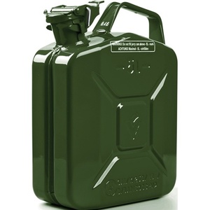 OLIVE GREEN RAL 6003 Steel Fuel Canister 5L Capacity 0.9mm Sheet Thickness 230x120x310mm Dimensions VALPRO <b>Storage</b> <b>Box</b> - Product Image 1