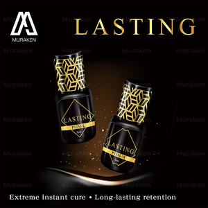 Impression de logo personnalisé 5ml de colle pour cils d'emballage noir - Product Image 5