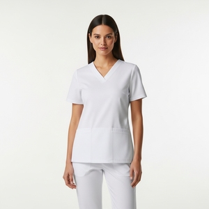 ชุดเครื่องแบบนักวิ่งแบบนุ่มชุดเครื่องแบบแพทย์สำหรับโรงพยาบาลชุดเครื่องแบบขัดโลโก้แบบกำหนดเองสำหรับผู้หญิง - Product Image 6