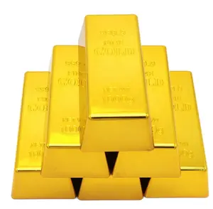 Unique novelty decorative alloy laser eagle pure fine gold bars 50 gram 999 fine bullion gold bar Low Price