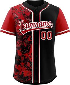 Camiseta de Béisbol para Niños de Sublimación Completa de Alta Calidad Personalizada OEM, Camisetas de Béisbol para Niños Pequeños, Camiseta de Béisbol de Poliéster - Product Image 1