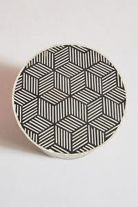 Elegante Taburete con Incrustaciones de Hueso de Ángel, Estructura Resistente, Diseño Ecológico Hecho a Mano, Altura Cómoda para Colocar Junto al Sofá, Bajo Costo - Product Image 5