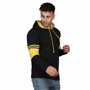 Sweat à capuche surdimensionné 100% coton pour hommes, vêtements unisexes respirants avec logo personnalisé, teints dans la couleur pour l'hiver - Product Image 4