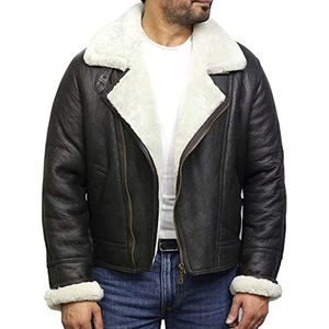 Chaqueta de Cuero Genuino Original para Hombre, Chaqueta de Cuero Clásica y Moderna, Chaqueta de Motociclista para Hombre - Product Image 2