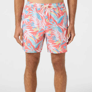 Short en toile pour hommes 100% polyester Tissu respirant au toucher doux avec poches latérales Été actif Style décontracté Motif solide - Product Image 1