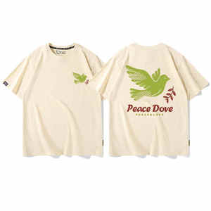 T-shirts pour hommes, commande en gros, 100% coton, col rond, écologiques, anti-boulochage, fournisseur d'usine, OEM ODM - Product Image 4