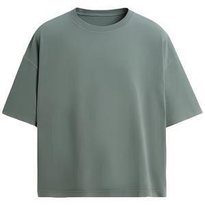 Camiseta Deportiva Personalizada Lisa de Cuello Redondo, Ligera, de Secado Rápido, para Gimnasio, Venta al Por Mayor, Camiseta Blanca - Product Image 1